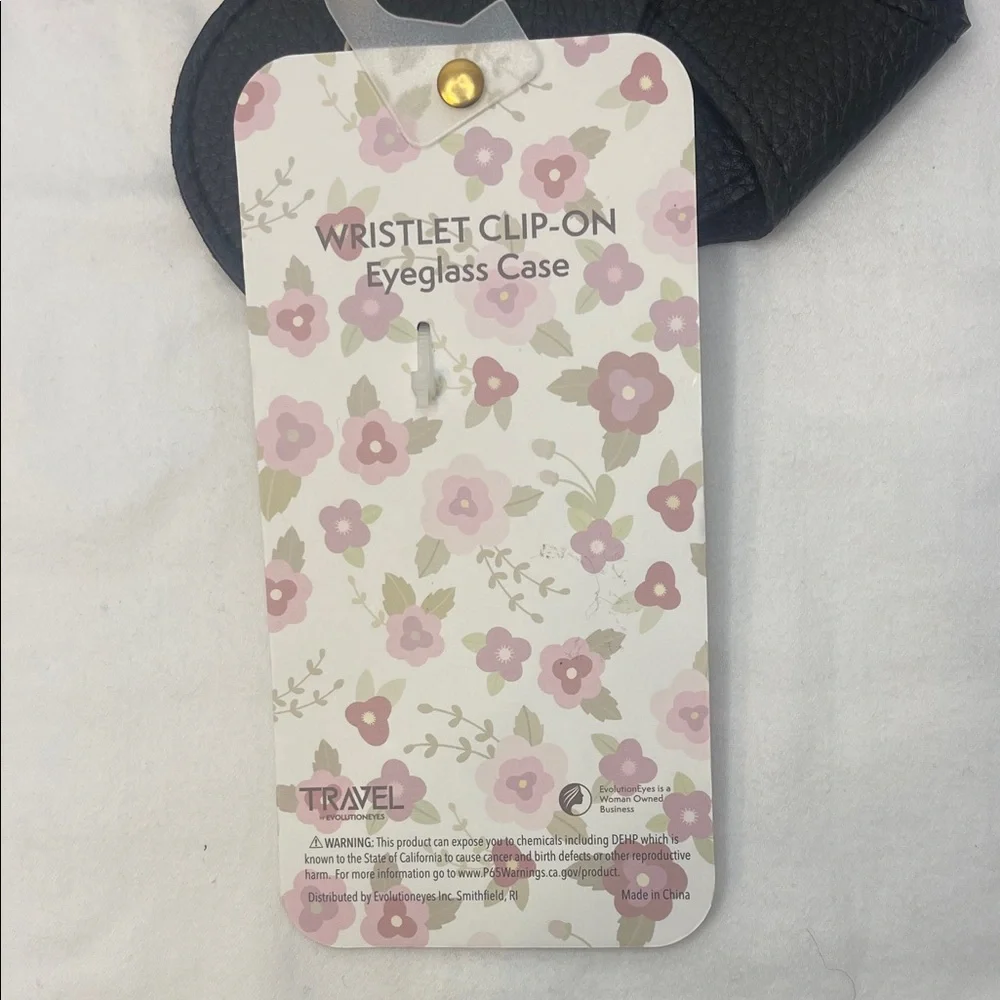 Clip-On Eyeglass Case Black